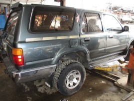 1992 TOYOTA 4RUNNER, 3.0L AUTO 4WD, COLOR GREEN, STK Z15912